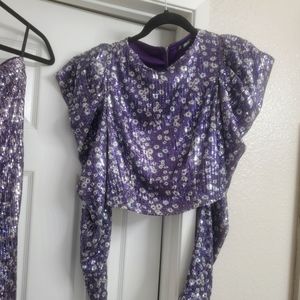 LAVANDER SEQUIN SET